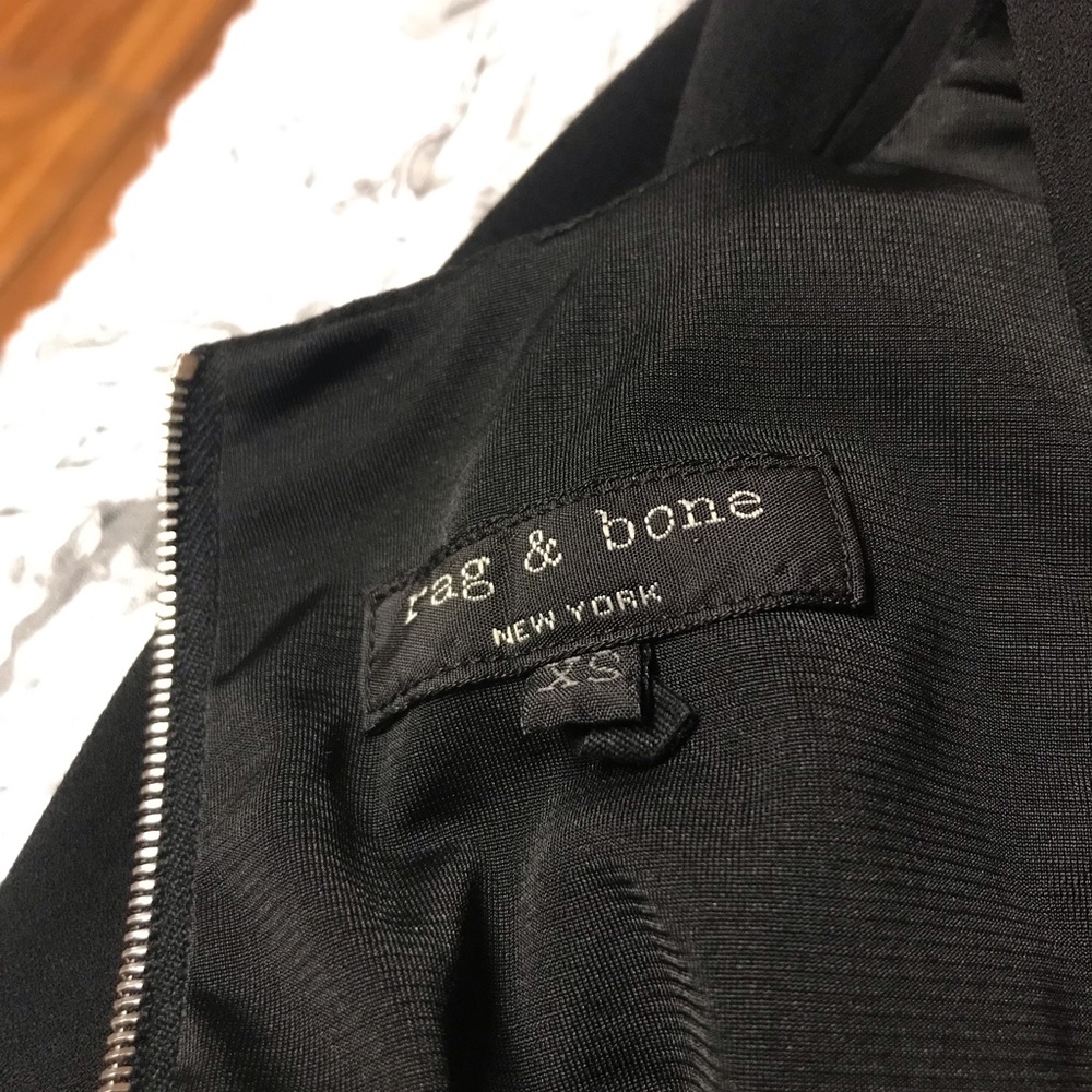 rag & bone New York Black Zip Back Tank - Picture 5 of 13